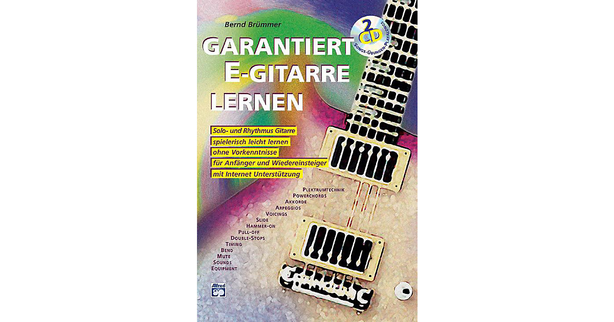Buch - Garantiert E-Gitarre lernen, m. 2 Audio-CDs