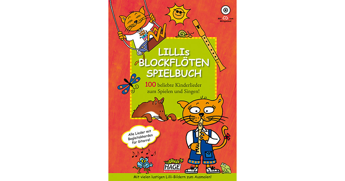 Buch - Lillis Blockflöten Spielbuch, mit Audio-CD