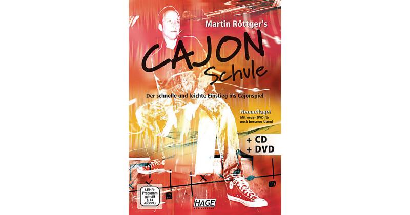 Buch - Martin Röttger's Cajon Schule, mit Audio-CD u. DVD
