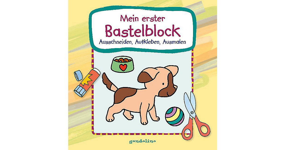 Buch - Mein erster Bastelblock: Hundewelpe Buch - Mein erster Bastelblock: Hundewelpe von Gondolino Verlag