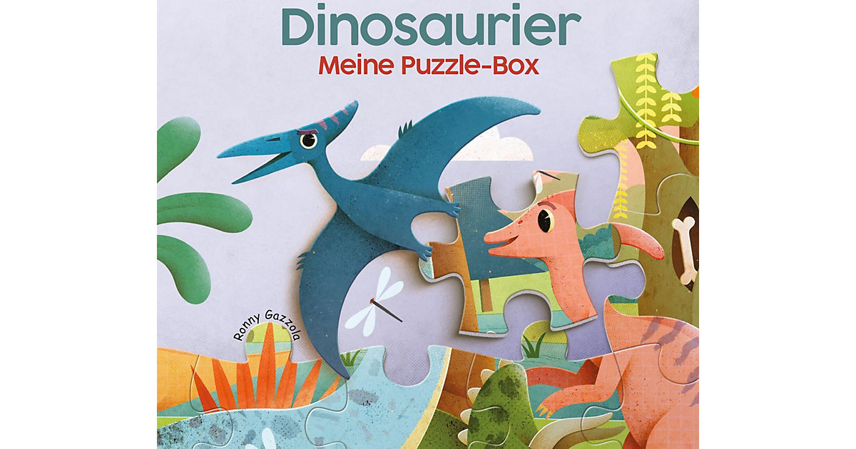 Buch - Meine Puzzle-Box Dinosaurier