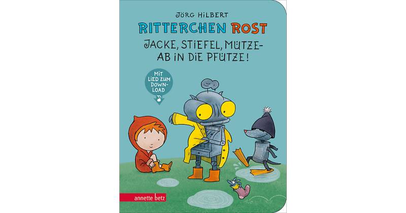 Buch - Ritterchen Rost - Jacke, Stiefel, Mütze, ab in die Pfütze! Pappbilderbuch (Ritterchen Rost)