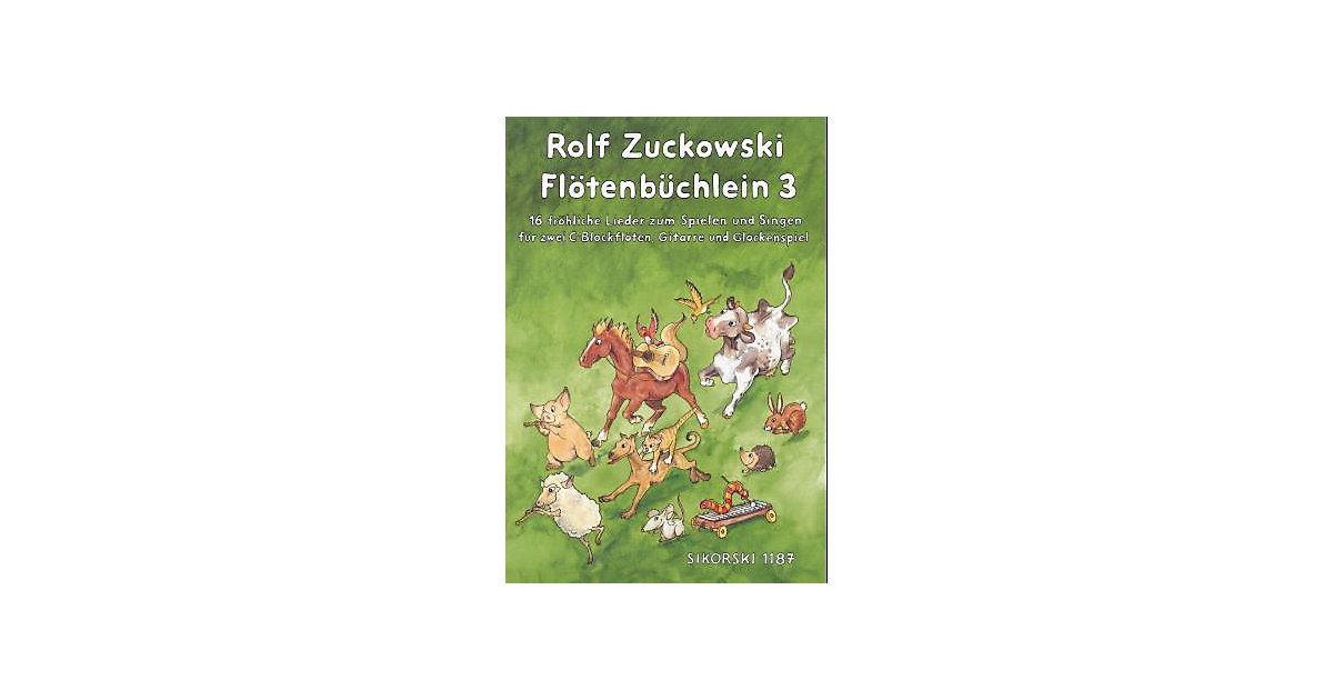 Buch - Rolf Zuckowski: Flötenbüchlein 3