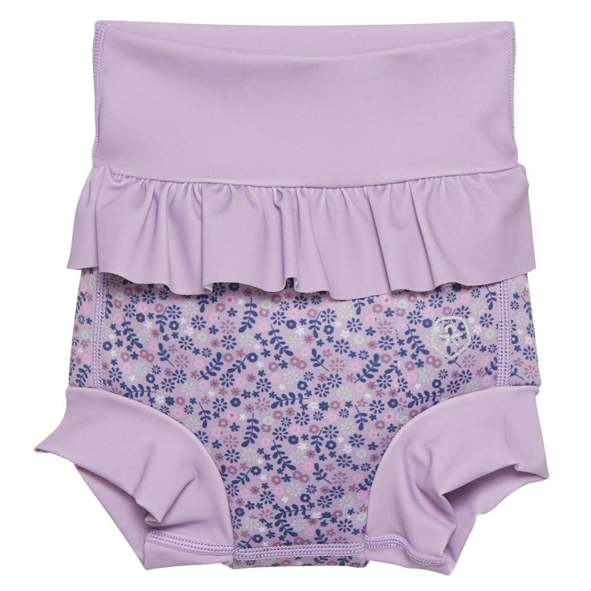 Bündchen Lavendel Badehose Baby Blumen 80