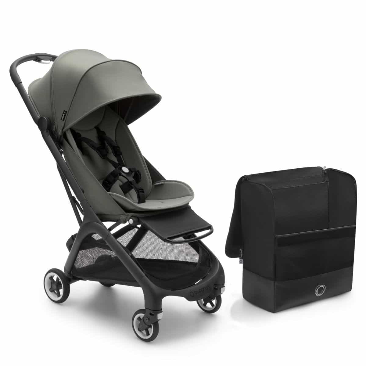 Bugaboo Butterfly komplett inkl. gratis Transporttasche waldgrün