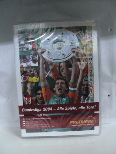 Bundesliga 2004 - Alle Spiele, alle Tore! Auf 2 DVDs - Die einzige Bundesliga-DVD mit allen 306 Spielen - allen 909 Toren - und den Highlights der Saison 2003/2004 - alles kompakt auf DVD