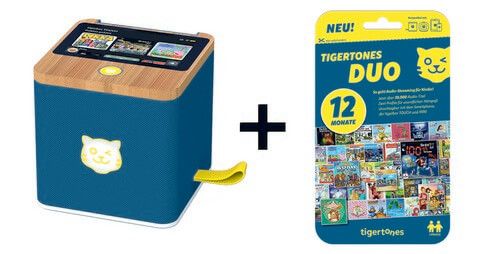 Bundle: tigerbox Touch PLUS (Royal Sun) im Set mit Tigermedia tigertones DUO  ticket 2 Profile - 12 Monate Flatrate