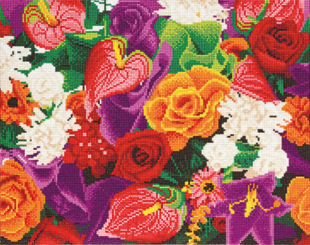 Bunte Sommerblumen