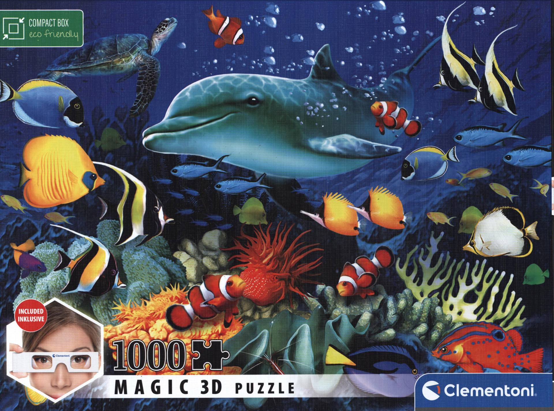 Bunte Unterwasserwelt - 3D Puzzle