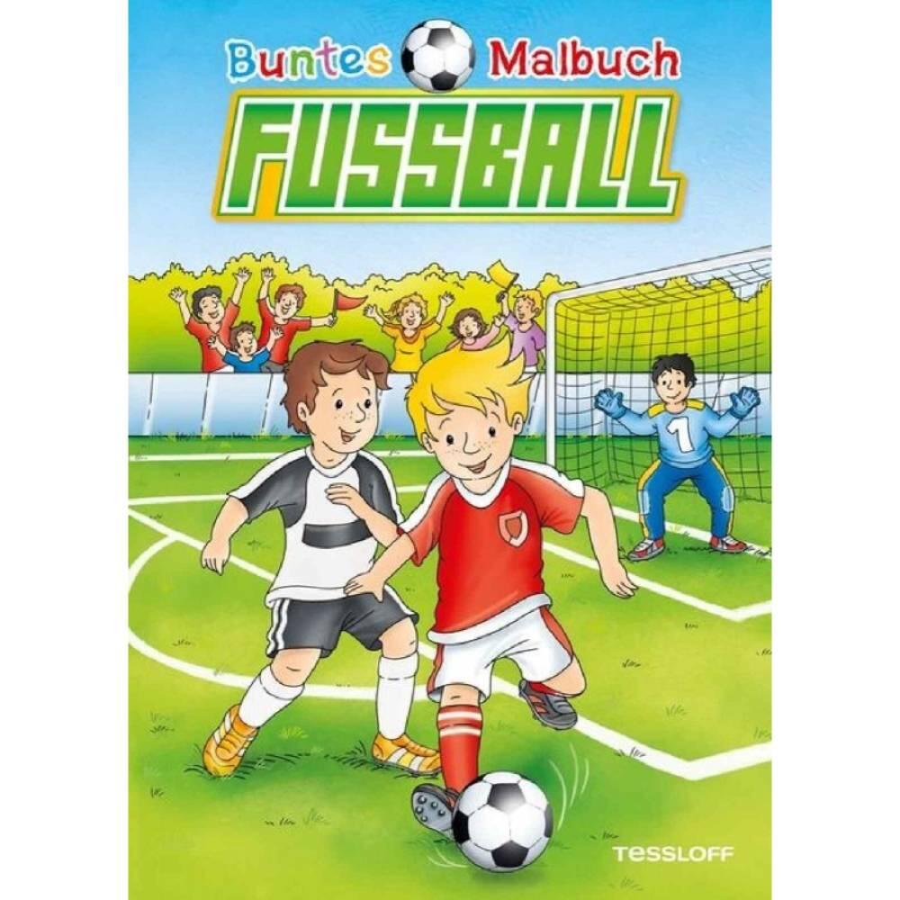 Buntes Malbuch Fußball
