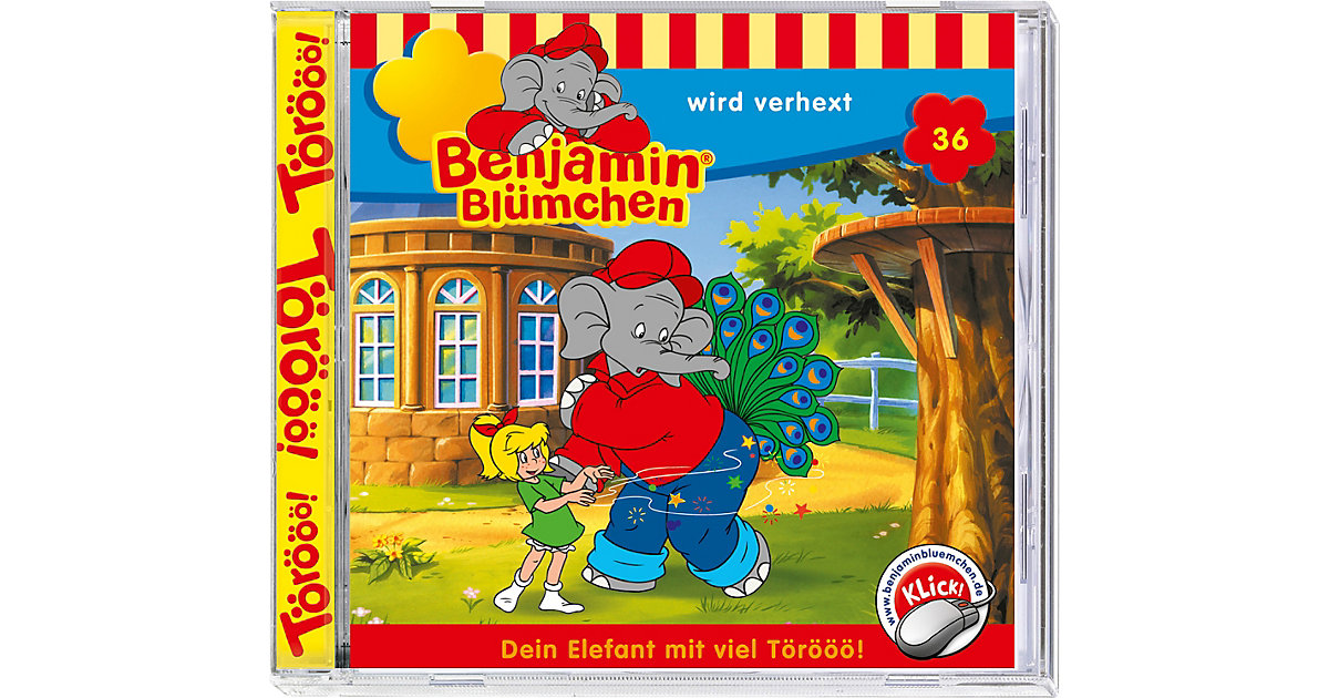 CD Benjamin Blümchen 36 - wird verhext Hörbuch CD Benjamin Blümchen 36 - wird verhext Hörbuch von Kiddinx