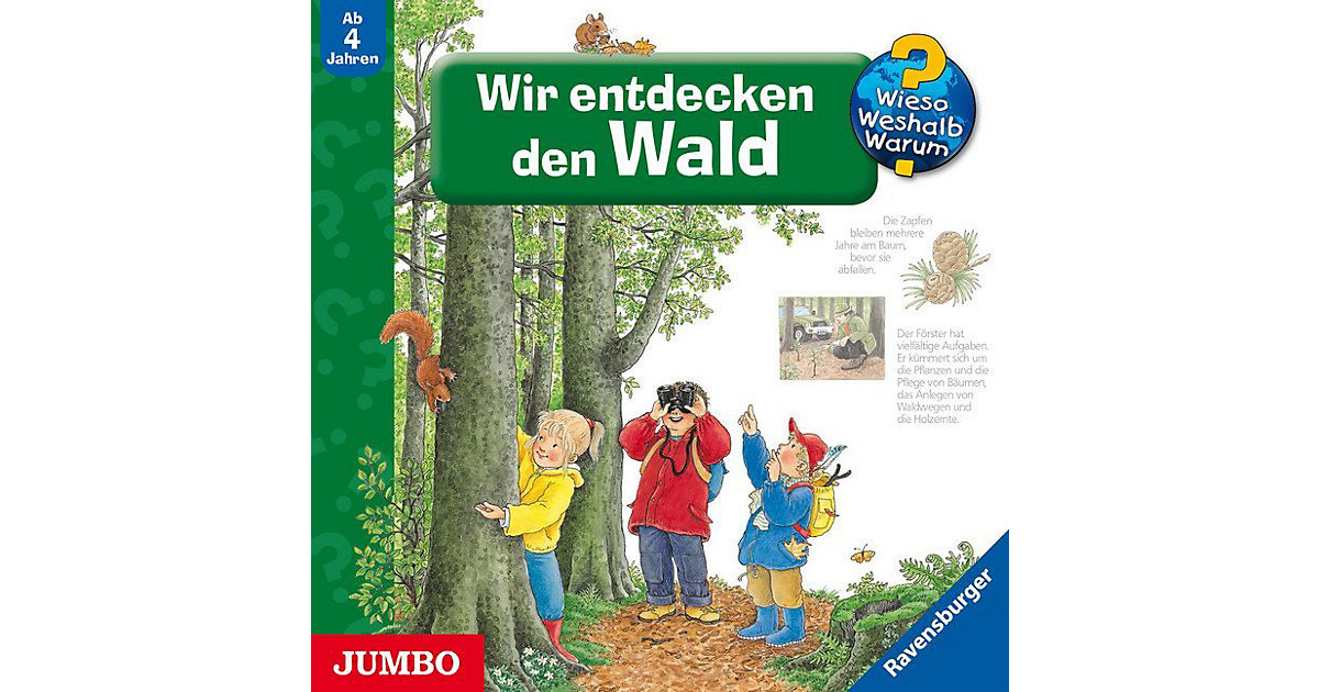 CD Wieso Weshalb Warum: Wir entdecken den Wald Hörbuch von JUMBO Verlag
