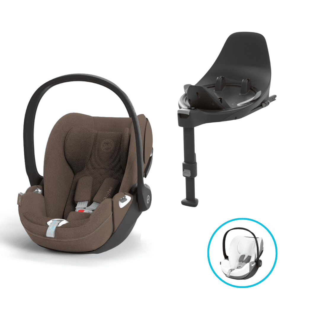 CYBEX Cloud T i-Size Plus Coconut Brown inkl. Base T + gratis Sommerbezug