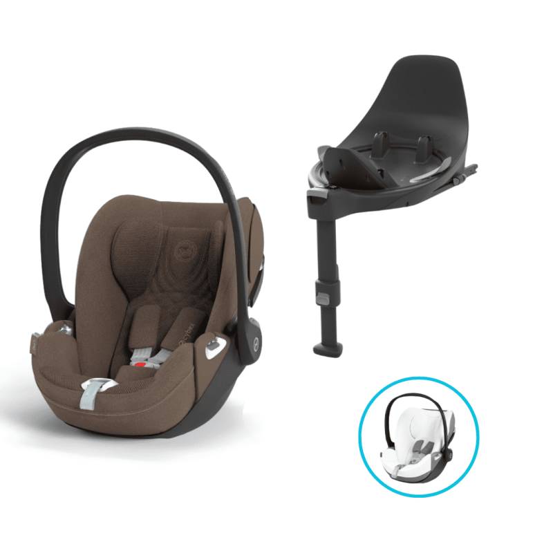 CYBEX Cloud T i-Size Plus Coconut Brown inkl. Base T + gratis Sommerbezug CYBEX Cloud T i-Size Plus Coconut Brown inkl. Base T + gratis Sommerbezug