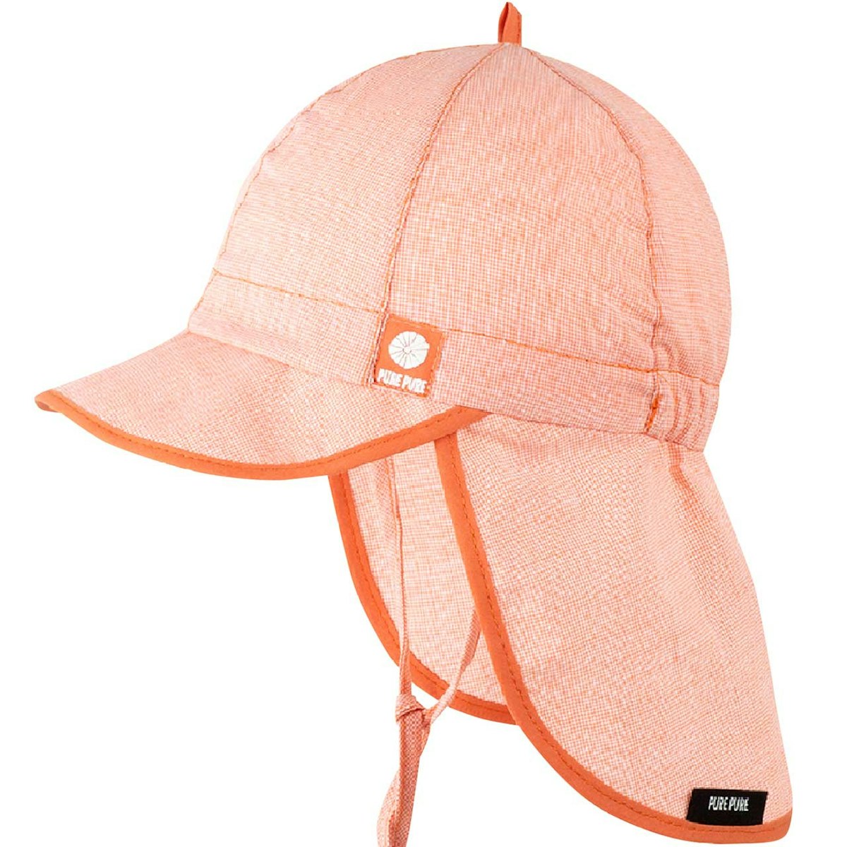 Capi Schirmmütze Nackenschutz papaya-orange 45