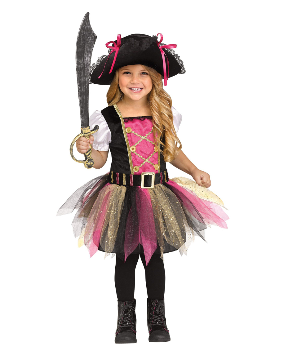Captain Cutie Piratenkostüm für Kleinkinder S (1-2 Jahre)