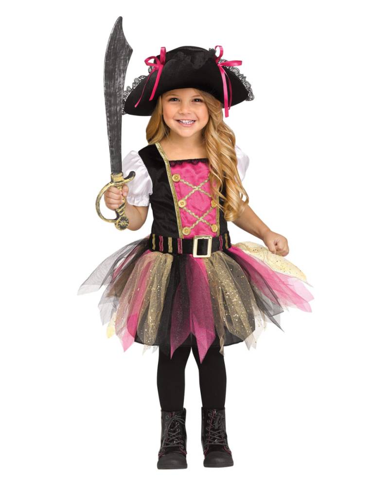 Captain Cutie Piratenkostüm für Kleinkinder S (1-2 Jahre)