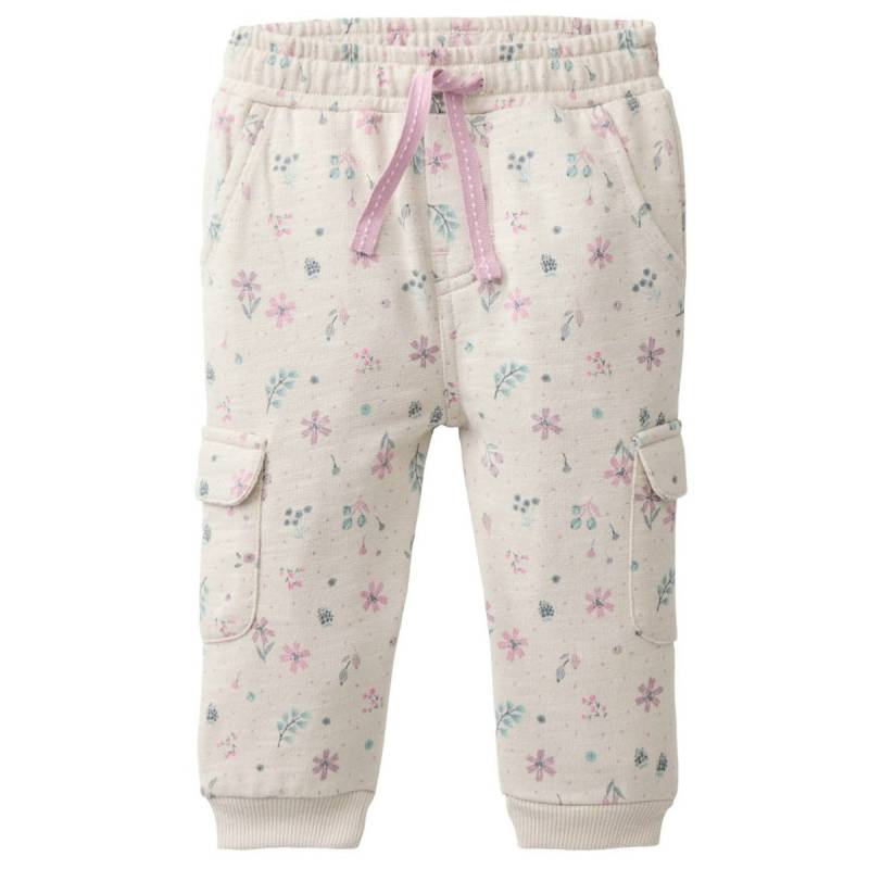 Cargo Sweathose Blumen beige 62/68 Cargo Sweathose Blumen beige 62/68