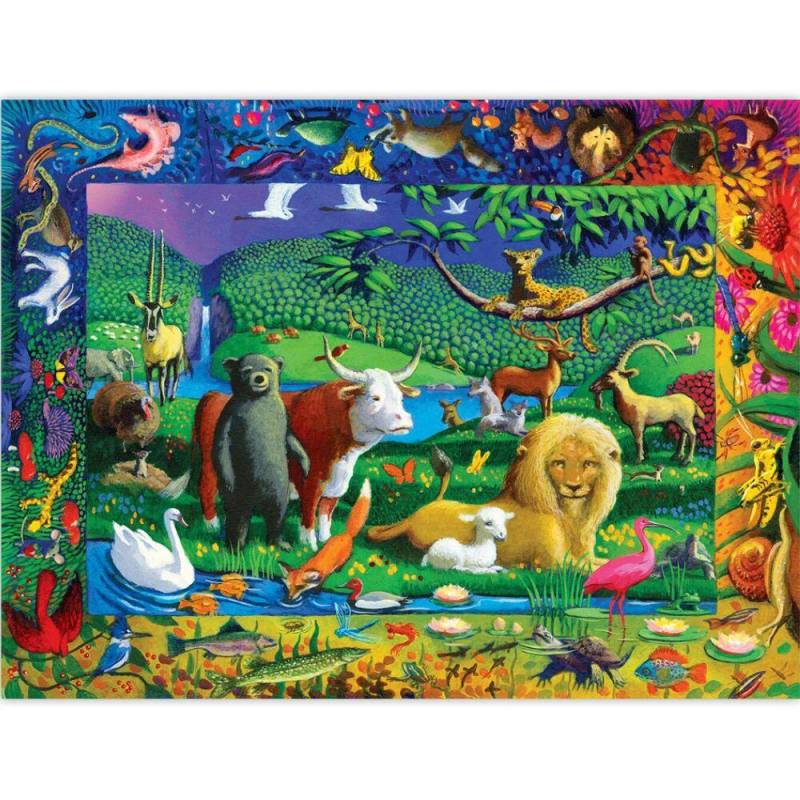 Carletto - Eeboo Puzzle Friedliches Königreich 500 Teile