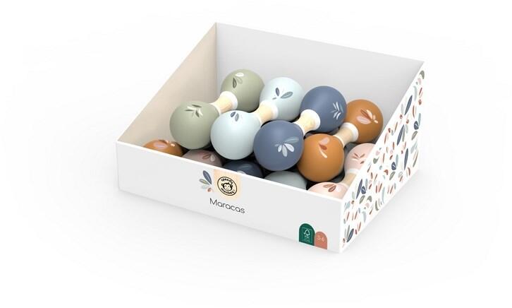 Carletto - Maracas farbl. sort, Speedy Monkey