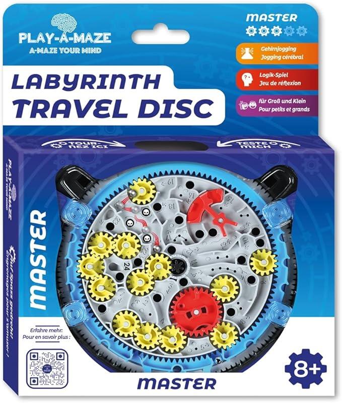 Carletto - Play-a-Maze Labyrinth Travel Disc MASTER – Das ultimative 3D-Knobelspiel