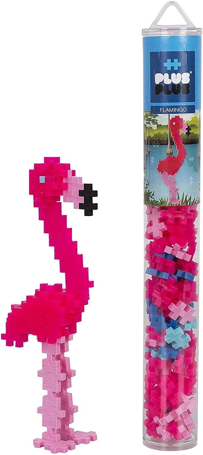 Carletto - Plus-Plus 100 Kreativ-Bausteine – Flamingo