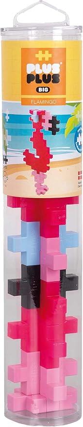 Carletto - Plus-Plus BIG Tube „Flamingo“ – Kreativ-Bausteine für kleine Konstrukteure Carletto - Plus-Plus BIG Tube „Flamingo“ – Kreativ-Bausteine für kleine Konstrukteure
