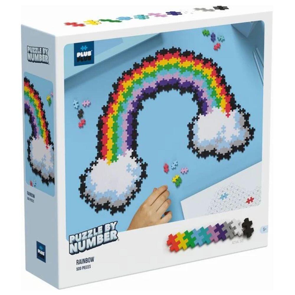 Carletto - Plus Plus Baussteine Puzzle Regenbogen 500 Teile