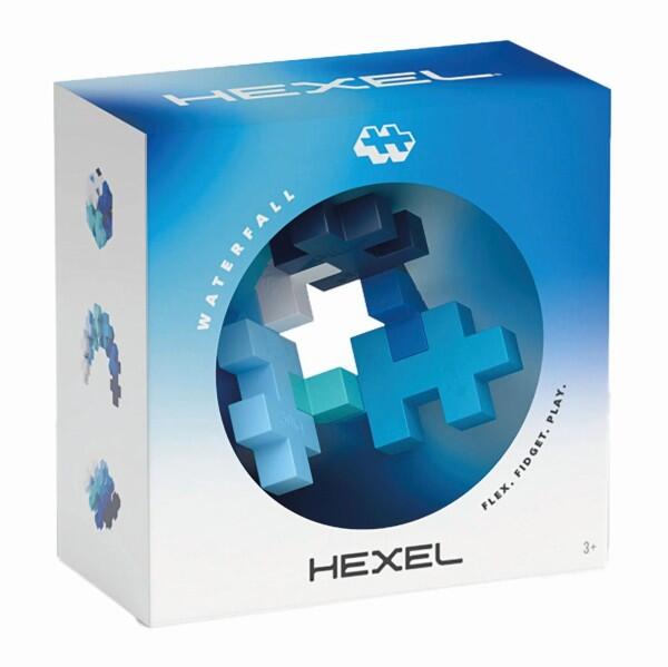 Carletto - Plus Plus Hexel Flex Bausteine blau