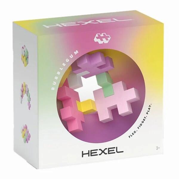 Carletto - Plus Plus Hexel Flex Bausteine pink