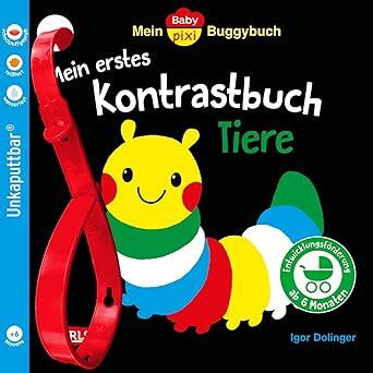 Carlsen Verlag - Baby Pixi Buggybuch Tiere Kontrastbuch