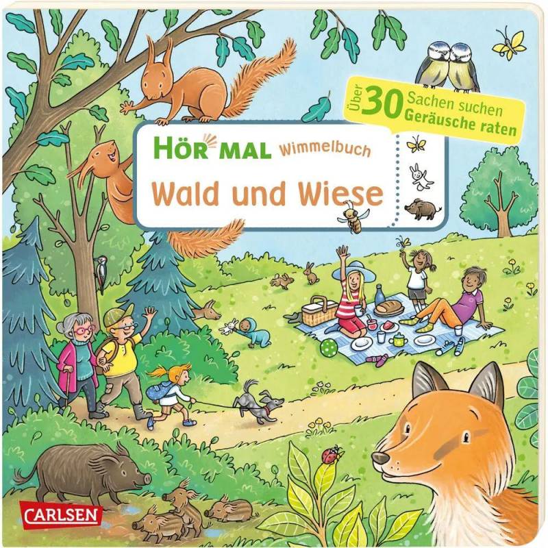 Carlsen Verlag - Hör mal Wimmelbuch Wald und Wiese