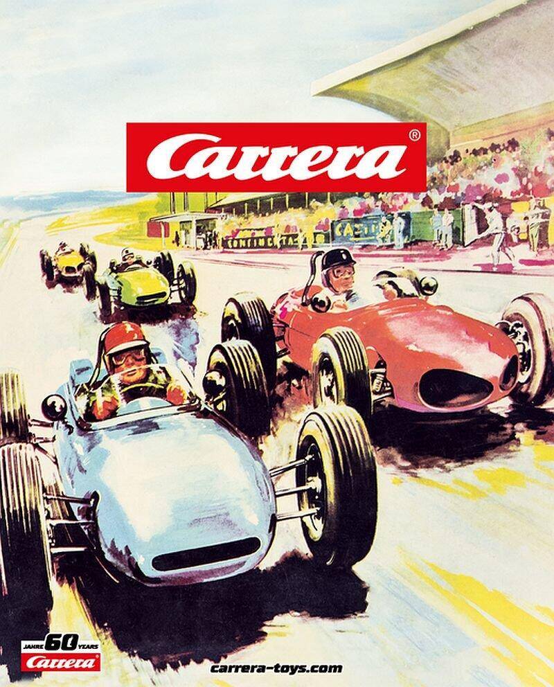 Carrera - Blechtafel 60 Jahre Carrera - 1