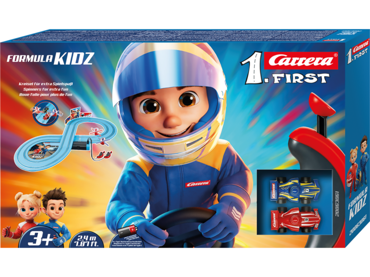 Carrera - First FormulaKidz Carrera Autorennbahn Set Carrera - First FormulaKidz Carrera Autorennbahn Set