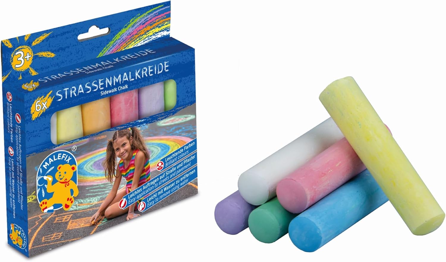 Carrera - Straßenkreide 6 St.