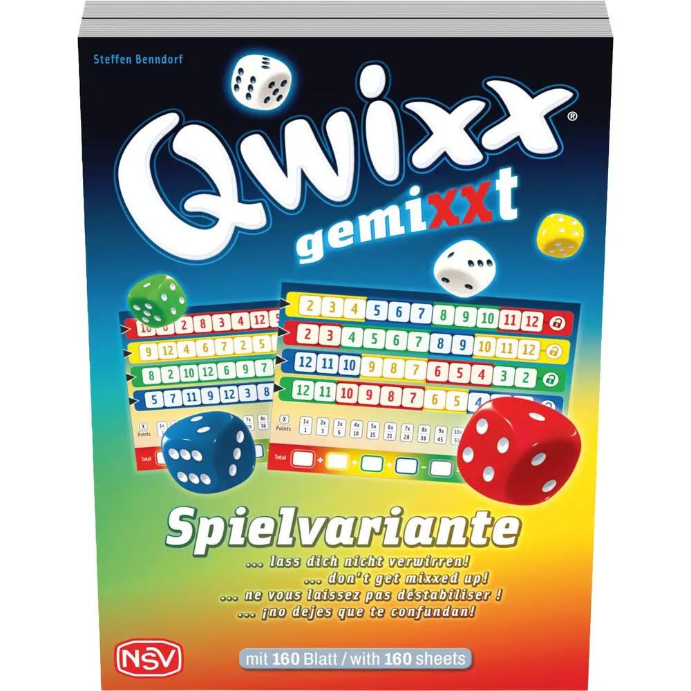 Cartamundi - Qwixx Ersatzblock / gemixt / XL - Ausführung