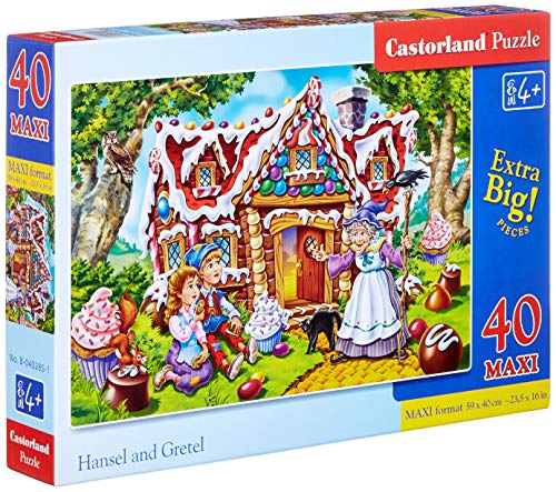 Castorland bunt Hansel and Gretel, Puzzle 40 Teile Maxi von Castorland