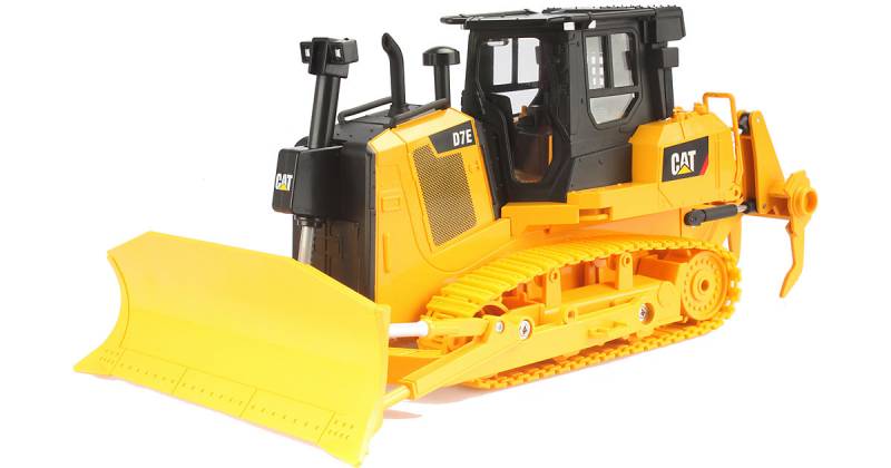 CARRERA RC - 1:24 RC CAT D7E - Ferngesteuerter Caterpillar Bulldozer - Planierraupe Track Type Tractor gelb-kombi von Carrera