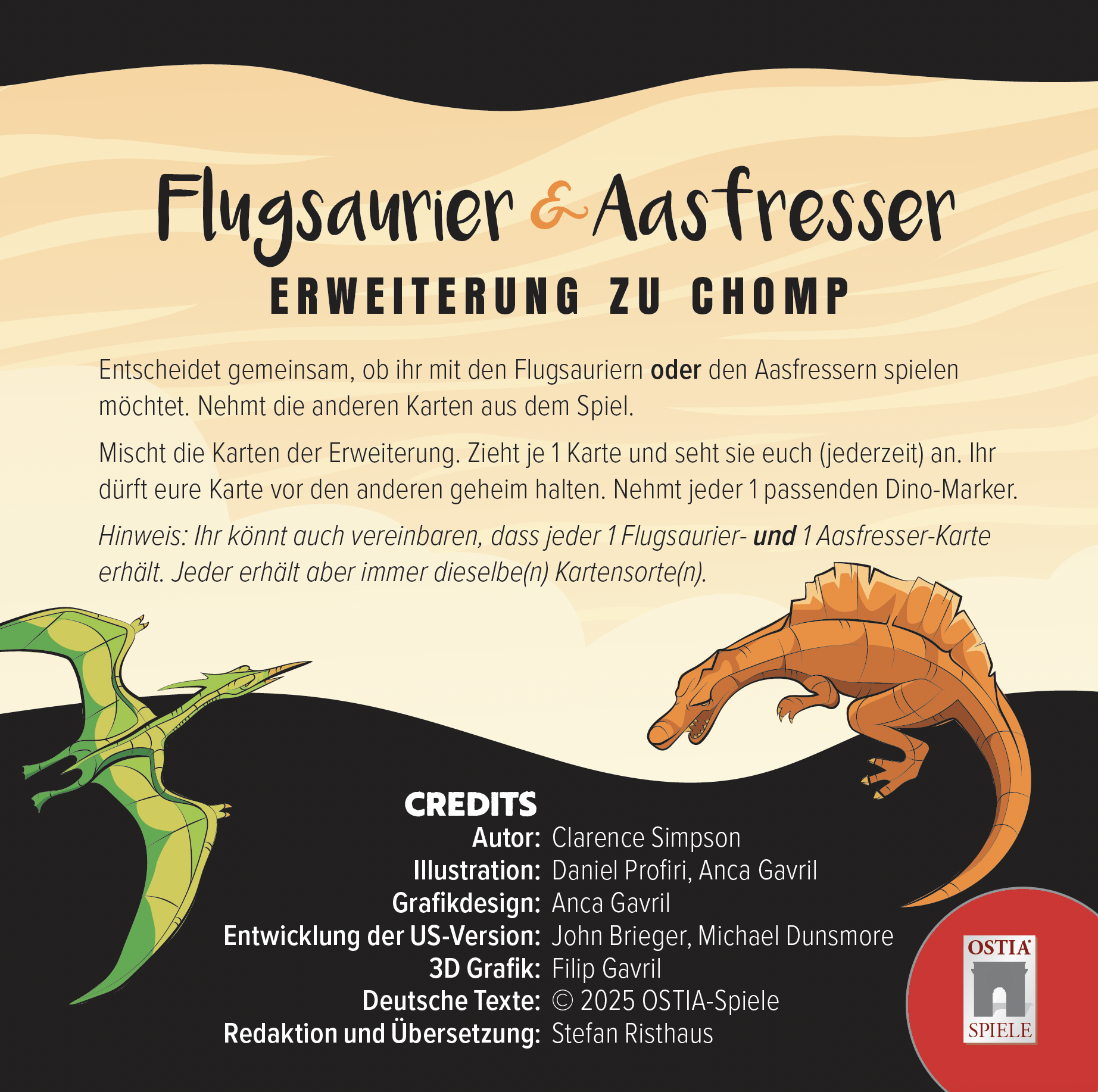 Chomp | Flugsaurier und Aasfresser - Erweiterung