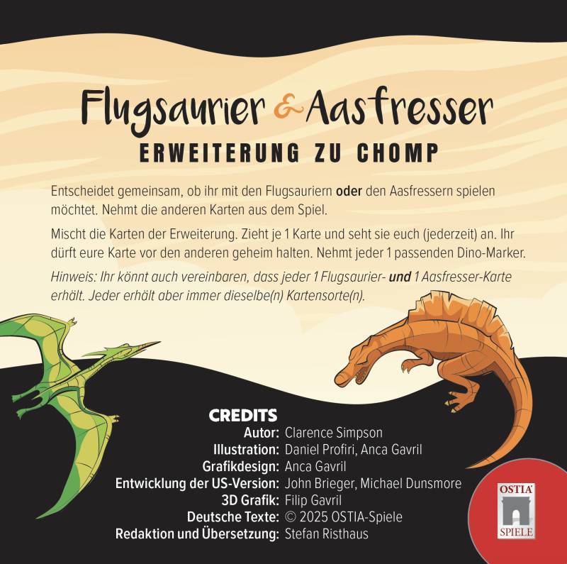 Chomp | Flugsaurier und Aasfresser - Erweiterung