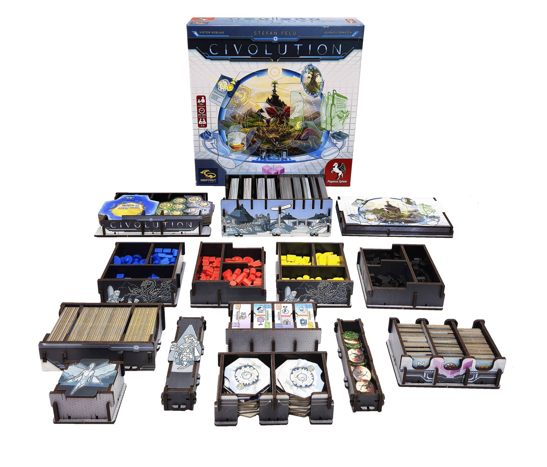 Civolution - Deluxe Insert aus Holz (UV-Print)