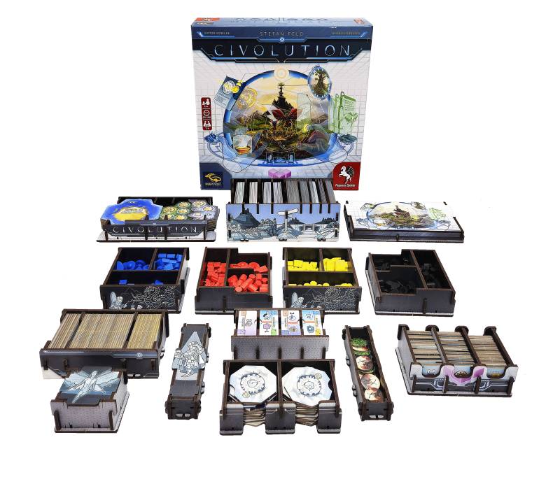 Civolution - Deluxe Insert aus Holz (UV-Print)