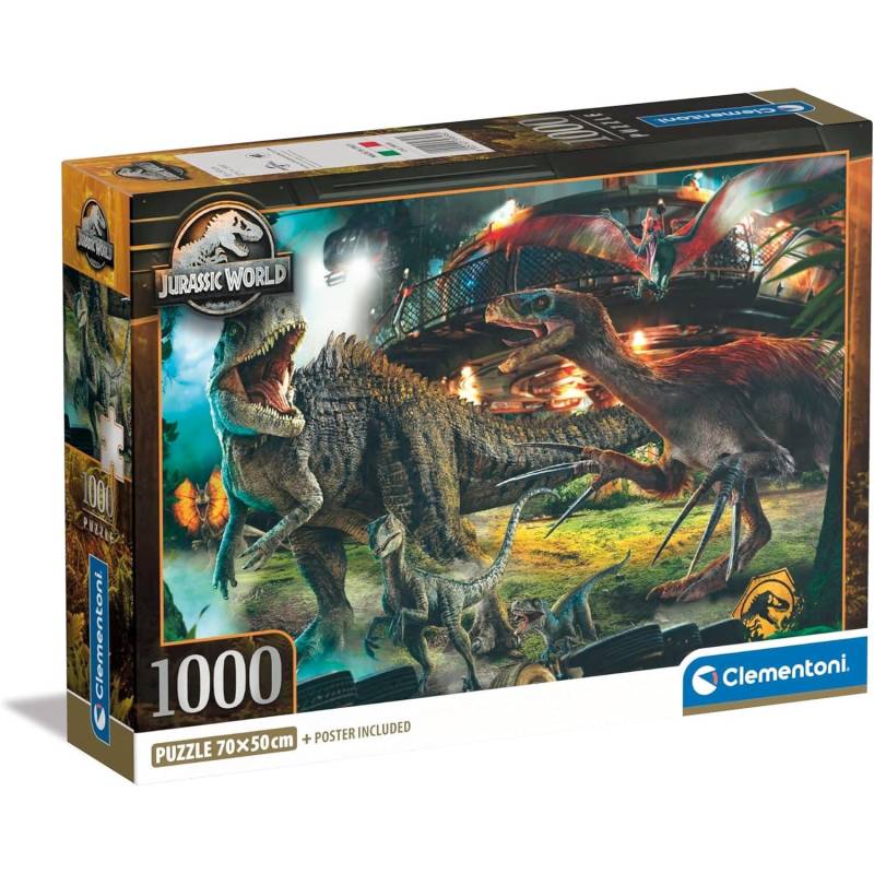 Clementoni - 39856 - Jurassic World - Puzzle, 1000 Teile Clementoni - 39856 - Jurassic World - Puzzle, 1000 Teile