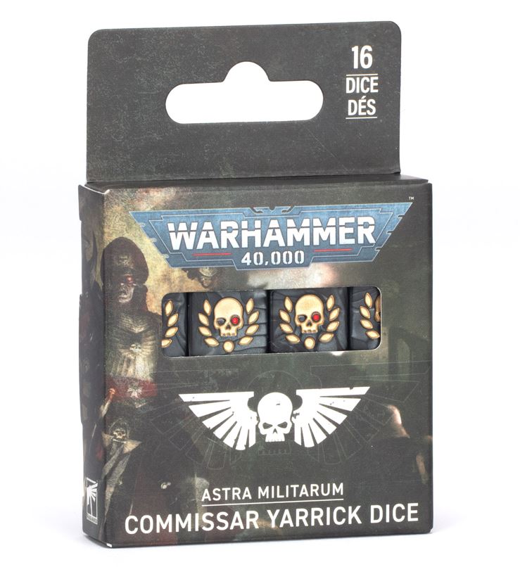 Commissar Yarrick Dice Set 16 Würfel GamesWorkshop Warhammer40k Astra Militarum