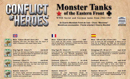 Conflict of Heroes - Awakening the Bear Monster Tanks of the Eastern Front Erweiterung (en)