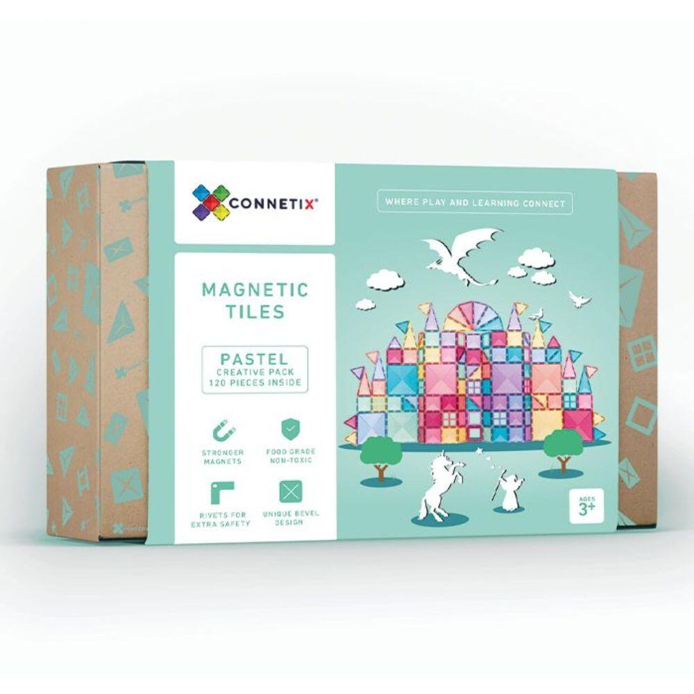 Connetix - Connetix PASTEL Creative Pack Magnetbausteine 120-teilig