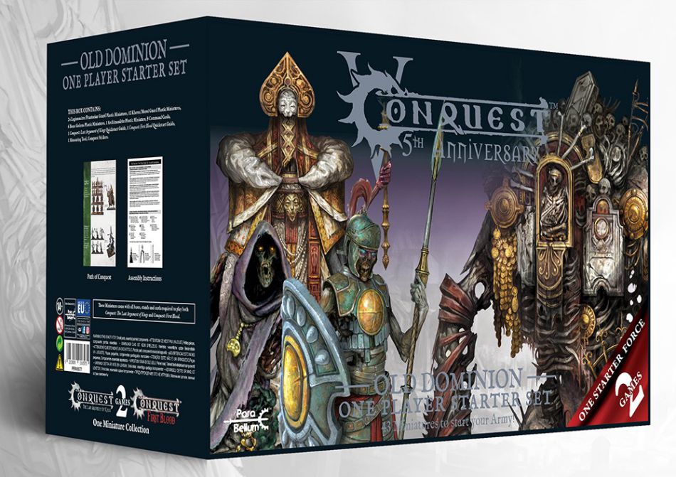 Conquest First Blood Old Dominion 5th Anniversary Supercharged 1 Player Starter