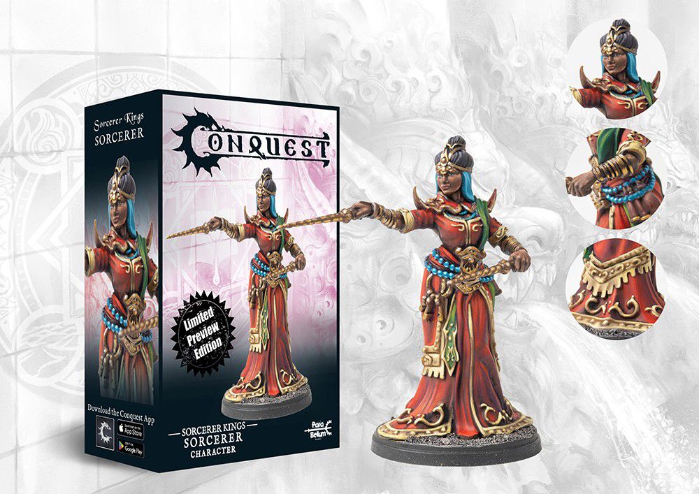 Conquest Sorcerer Kings Sorcerer Limtied Edition Preview Sculpt Bellum Wargames