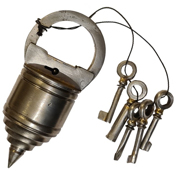 Constantin Trickschloss: Gebetstrommelschloss groß Constantin Trickschloss: Gebetstrommelschloss groß