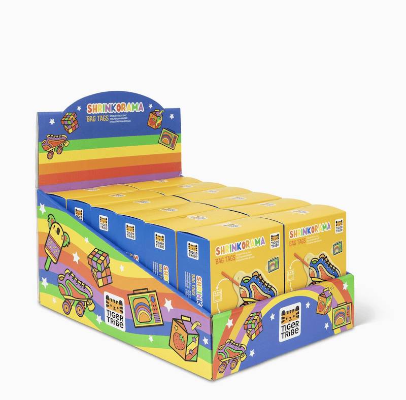 Cool Kidz - Malset Schrumpffolie, Anhänger zum Bemalen Shrinkorama Bag Tags Cool Kidz - Malset Schrumpffolie, Anhänger zum Bemalen Shrinkorama Bag Tags